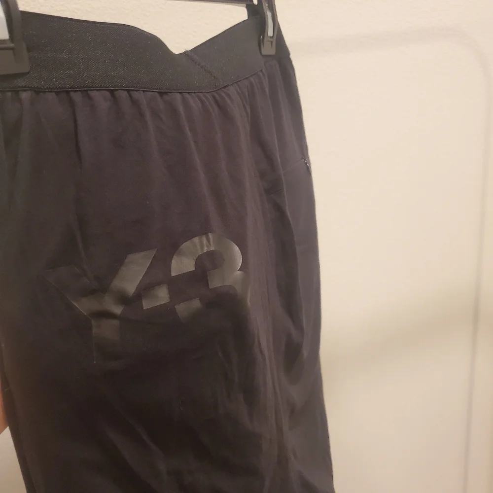 Y-3 Black and White Pants - Picture 7 of 8